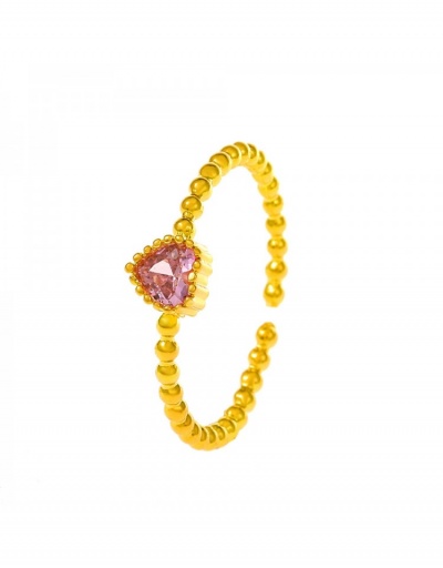 Replica  2022 Simple Zircon Heart Ring #796358 $5.43 USD for Wholesale