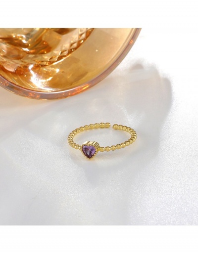 Replica  2022 Simple Zircon Heart Ring #796358 $5.43 USD for Wholesale