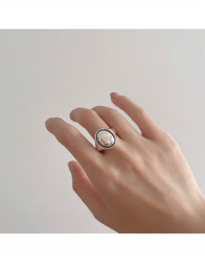 Replica  Retro Sterling Silver Personalized Design Ring For Women #796365 $4.87 USD for Wholesale