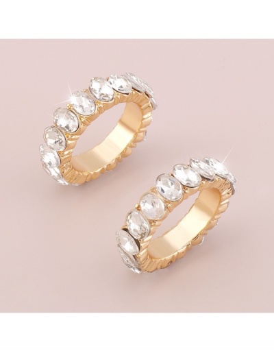 Replica  Temperament Oval Rhinestone Luxury Ring #796369 $8.94 USD for Wholesale