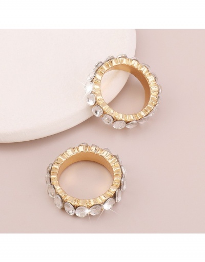 Replica  Temperament Oval Rhinestone Luxury Ring #796369 $8.94 USD for Wholesale