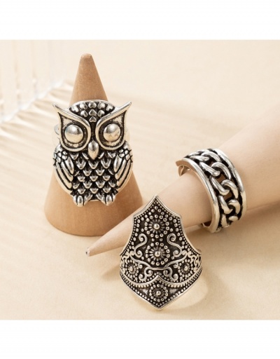 Replica Women Stylish Personalized Animal Rings Sets #796387 $5.29 USD for Wholesale