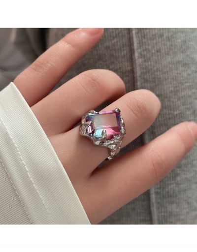 Replica Unique Rhinestone Gradient Color Rings For Ladies #796396 $10.23 USD for Wholesale