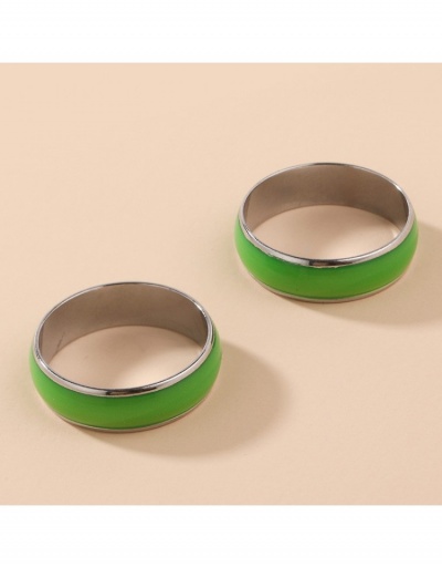 Replica  Retro Style Fluorescent Couple Rings #796401 $5.80 USD for Wholesale