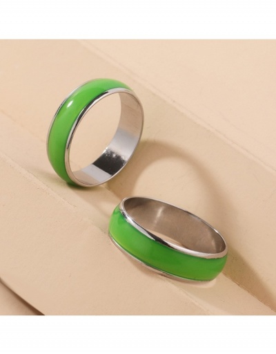 Replica  Retro Style Fluorescent Couple Rings #796401 $5.80 USD for Wholesale