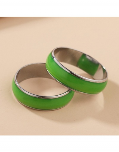 Replica  Retro Style Fluorescent Couple Rings #796401 $5.80 USD for Wholesale