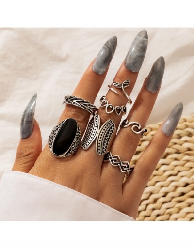  Metal Decor Retro Ring Set #796403 $5.96 USD, Wholesale Fashion Ring