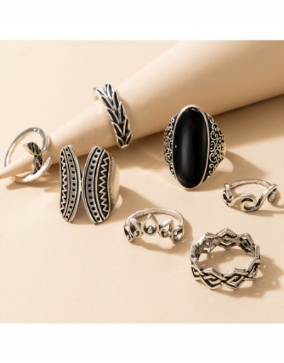 Replica  Metal Decor Retro Ring Set #796403 $5.96 USD for Wholesale