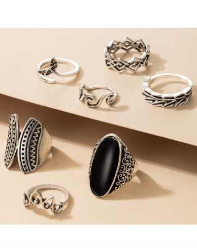 Replica  Metal Decor Retro Ring Set #796403 $5.96 USD for Wholesale