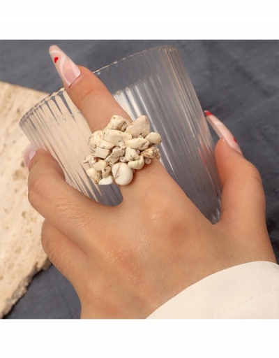  Beach Holiday Stone Bead Finger Ring #796408 $7.25 USD, Wholesale Fashion Ring