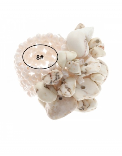 Replica  Beach Holiday Stone Bead Finger Ring #796408 $7.25 USD for Wholesale