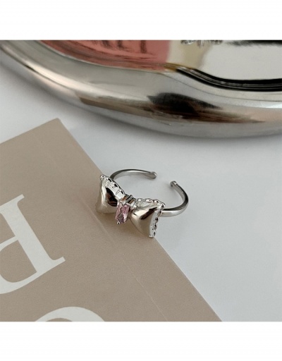 Stylish Simple Bow Rings For Women #796409 $4.70 USD, Wholesale Fashion Ring