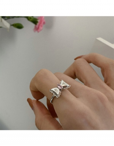 Replica Stylish Simple Bow Rings For Women #796409 $4.70 USD for Wholesale