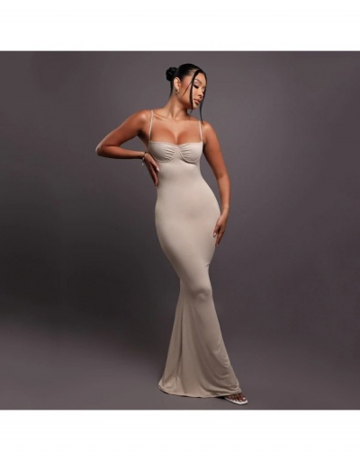  Sexy Backless Tight High Waist Maxi Dress Sleeveless Boat Neck #796498 $22.43 USD, Wholesale Fashion Maxi Dresses