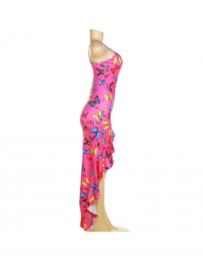 Replica  Summer Sexy Printing Ruched Sleeveless Maxi Dress Sleeveless Scoop Neck #796509 $22.99 USD for Wholesale