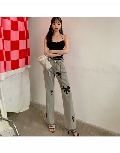  Summer Printed Straight Leg Denim Pants  #796528 $55.19 USD, Wholesale Fashion Jeans