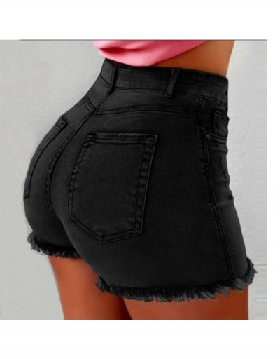 Replica  Women's Casual High Waist Denim Shorts #796553 $21.42 USD for Wholesale