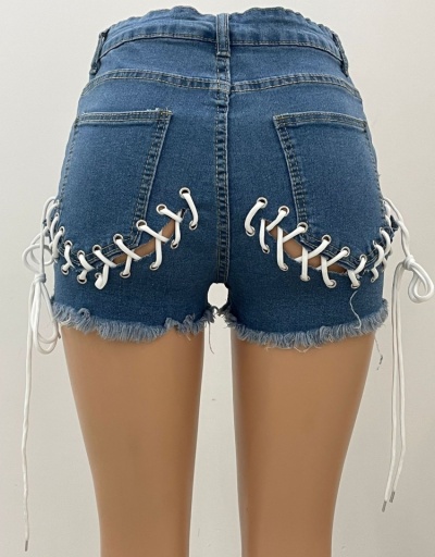 Replica Fashion Sexy Dernim Short Jeans For Women #796558 $24.57 USD for Wholesale