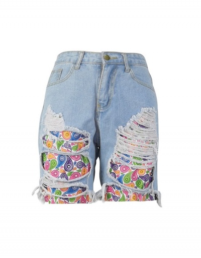 Replica Fashion Casual Denim Short Jeans For Women #796561 $24.27 USD for Wholesale