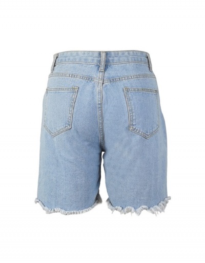 Replica Fashion Casual Denim Short Jeans For Women #796561 $24.27 USD for Wholesale