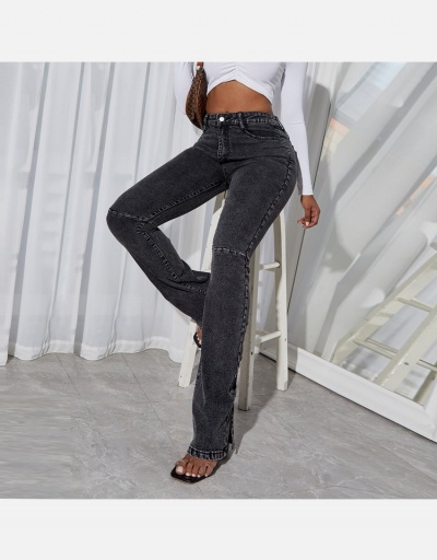 Replica Fashion Street High Waist Denim Jeans #796563 $35.17 USD for Wholesale