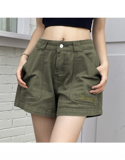 Summer Letter Embroidery Denim Shorts  #796575 $20.00 USD, Wholesale Fashion Jeans