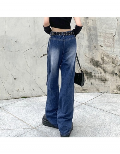 Replica  Versatile Low Waist Pockets Bootcut Jeans #796580 $35.67 USD for Wholesale