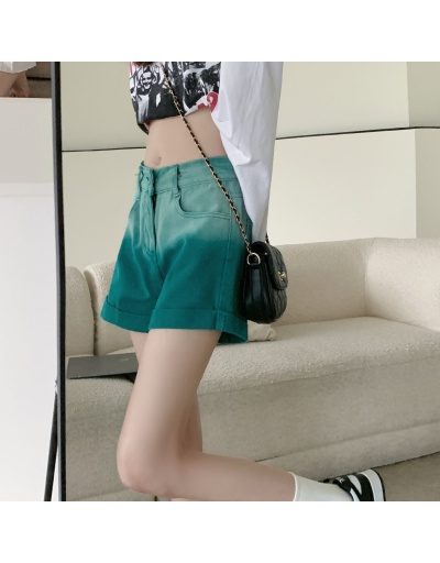 Replica  2022 Summer Fashion Gradient Women's Denim Shorts #796584 $20.61 USD for Wholesale