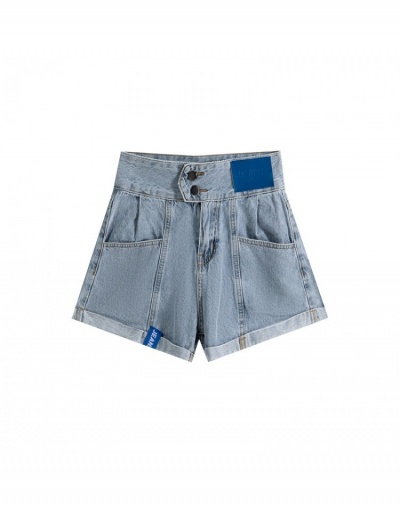 Replica  Summer Style Patchwork Denim Shorts #796588 $36.25 USD for Wholesale