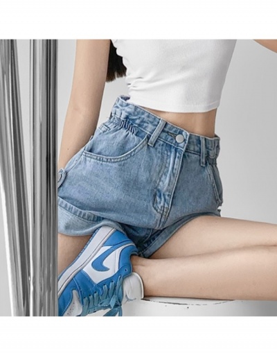 Replica  Casual Style Pure Color Denim Shorts #796589 $40.60 USD for Wholesale