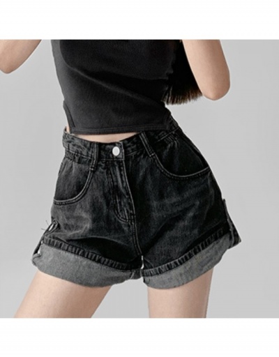  Summer Pure Color Denim Short #796590 $40.60 USD, Wholesale Fashion Jeans