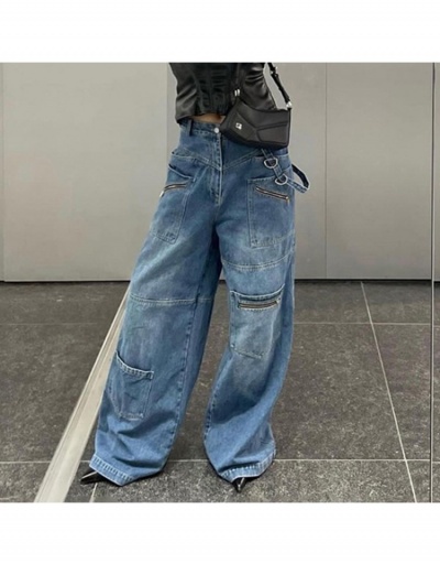 Replica Street Ladies Low Rise Wide Leg Jean Trousers #796608 $34.63 USD for Wholesale