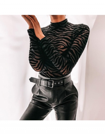 Replica Sexy Cool Black Mock Neck  Long Sleeve Bodysuits Long Sleeve Mock Neck #796675 $16.22 USD for Wholesale