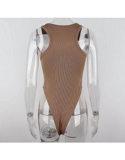 Replica  Sport U Neck Sleeveless Pure Women Bodysuit Sleeveless U Neck #796678 $14.58 USD for Wholesale