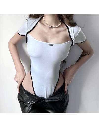 Ins Fashion Sexy Short Sleeve Bodysuits For Women Short Sleeve #796707 $21.63 USD, Wholesale Fashion Bodysuits