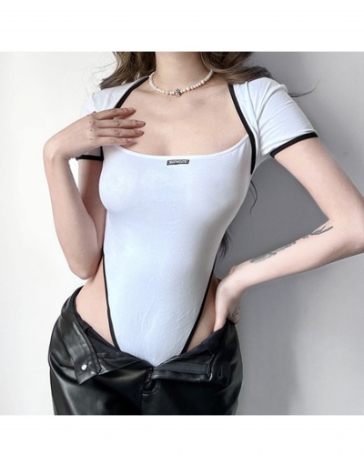 Replica Ins Fashion Sexy Short Sleeve Bodysuits For Women Short Sleeve #796707 $21.63 USD for Wholesale