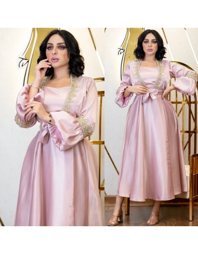  Arab Syle Elegant Lantern Sleeve Maxi Dress Long Sleeve Square Neck #796744 $52.19 USD, Wholesale Fashion Maxi Dresses