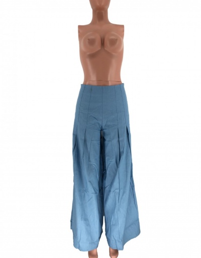 Casual Fashion Solid Color Denim Loose Long Pants  #797016 $29.28 USD, Wholesale Fashion Jeans