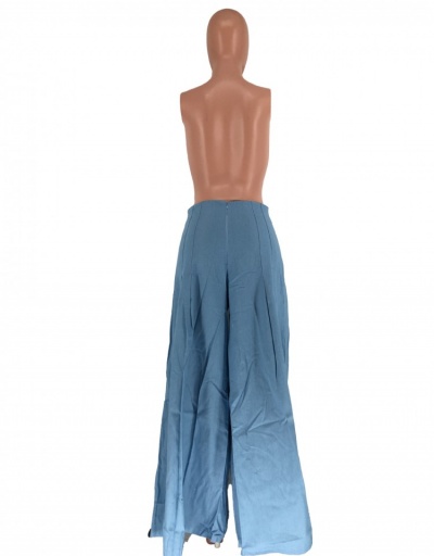 Replica Casual Fashion Solid Color Denim Loose Long Pants  #797016 $29.28 USD for Wholesale