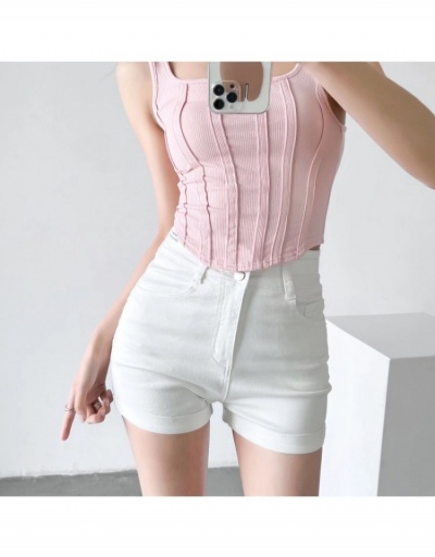 Simple Fashion Solid Color Denim Short Pants  #797031 $36.40 USD, Wholesale Fashion Jeans