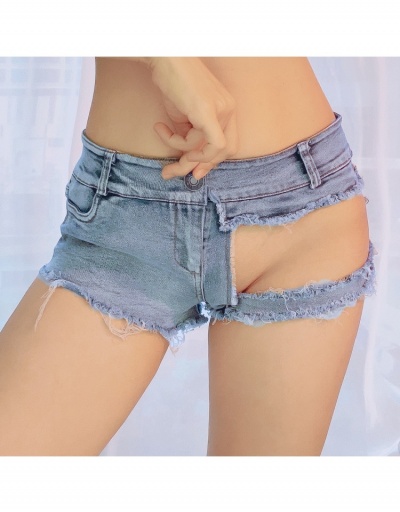 Sexy Women Hollow Out Denim Short Pants  #797054 $22.23 USD, Wholesale Fashion Jeans