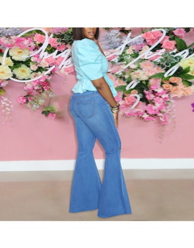 Replica  Fashion Women Hollow Out Denim Casual Long Pants  #797064 $31.40 USD for Wholesale