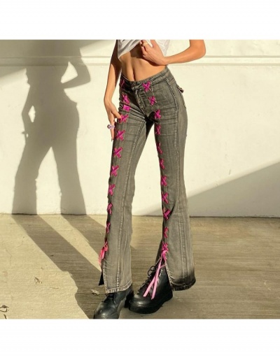 Replica Designer Straps Bootcut Jeans For Women #797070 $35.10 USD for Wholesale