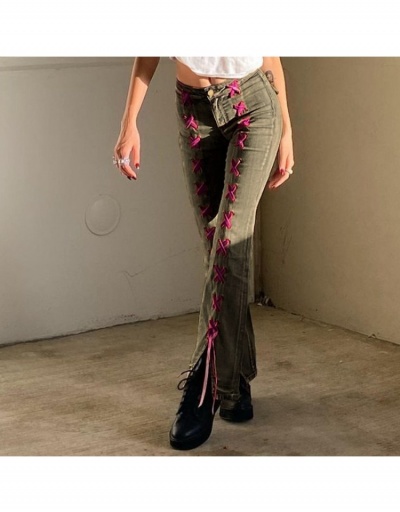 Replica Designer Straps Bootcut Jeans For Women #797070 $35.10 USD for Wholesale