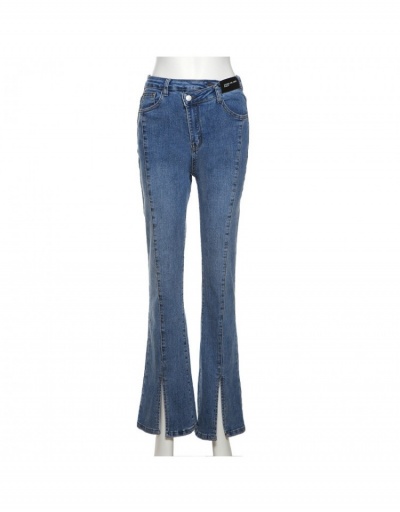 Replica  Casual Fashion Solid Color Slim High Waist Street Jeans #797079 $36.78 USD for Wholesale