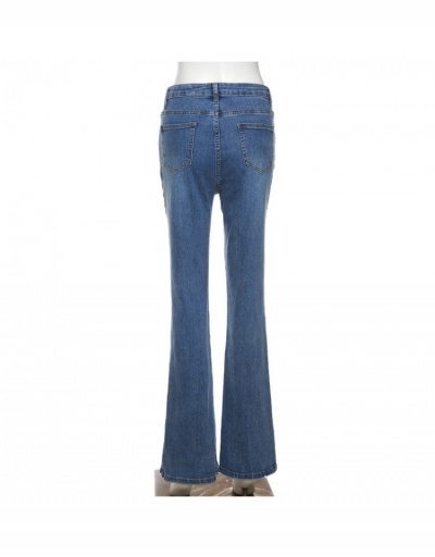 Replica  Casual Fashion Solid Color Slim High Waist Street Jeans #797079 $36.78 USD for Wholesale