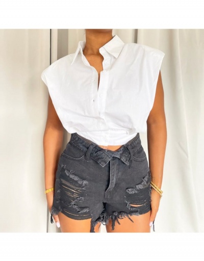  Summer New Ripped Denim Shorts For Women #797084 $28.62 USD, Wholesale Fashion Jeans