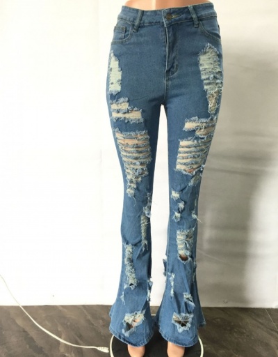 Replica  Versatile Fashion Ripped Jeans For Women #797094 $35.67 USD for Wholesale