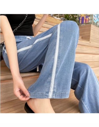 Replica Casual Women's Drawstring Denim Pants #797096 $43.31 USD for Wholesale