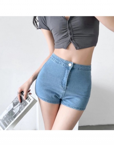 Simple Design Black Straight Denim Shorts #797102 $33.35 USD, Wholesale Fashion Jeans